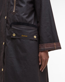 Evette Waxed Car Coat 