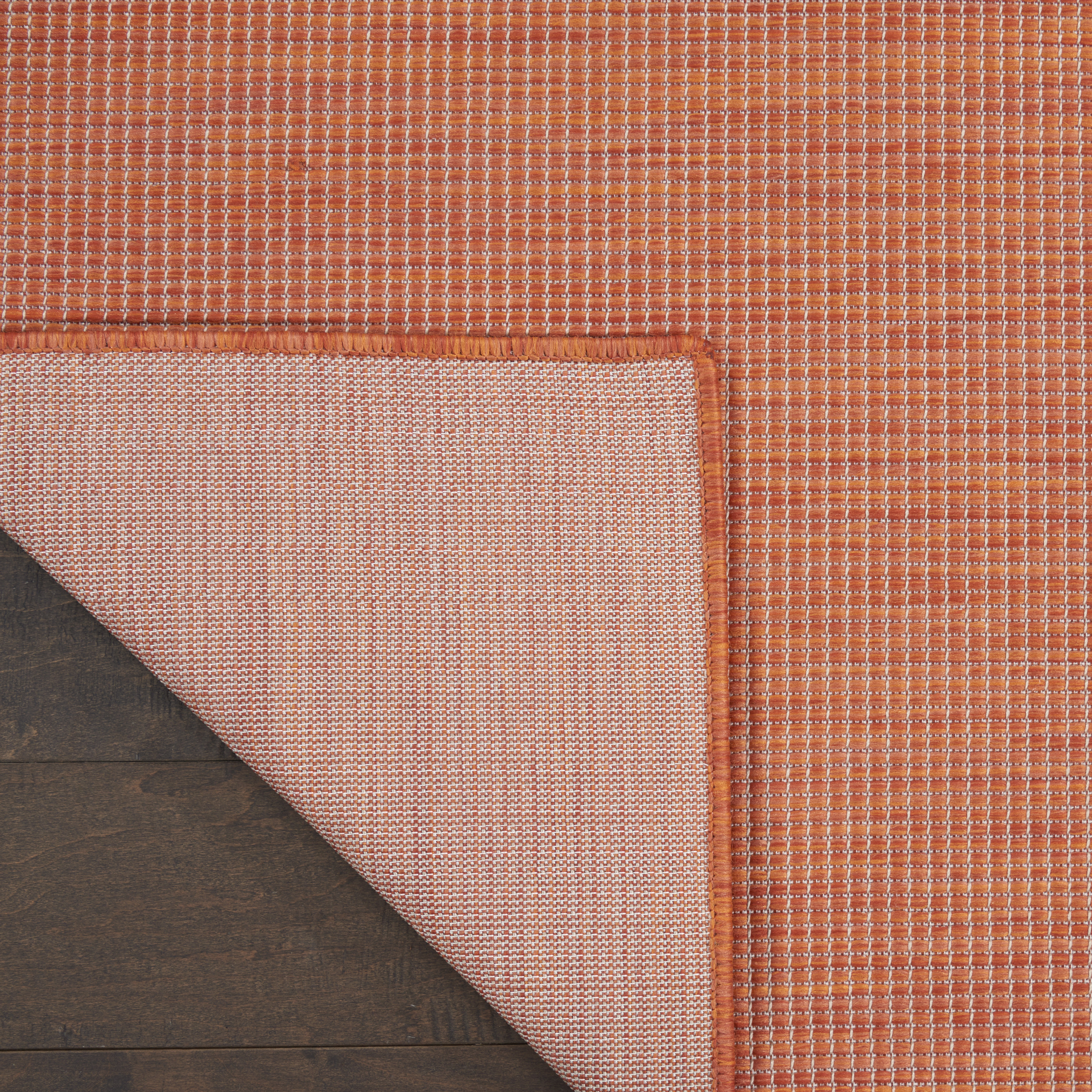 Nourison Positano 8' x 10' Terracotta Modern Rug
