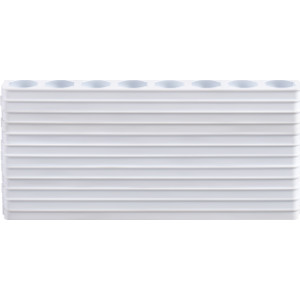 Refillable Oval Watercolor Trays, White, 12 Pack