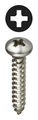 No. 6 x 1 in. Stainless Steel Pan Head Phillips Sheet Metal Screws (100)