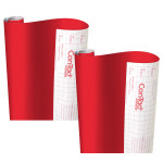 Con-Tact&reg; Brand Creative Covering&trade; Adhesive Covering, Red, 18" x 16 ft, 2 Rolls KIT16FC9AH3206-2