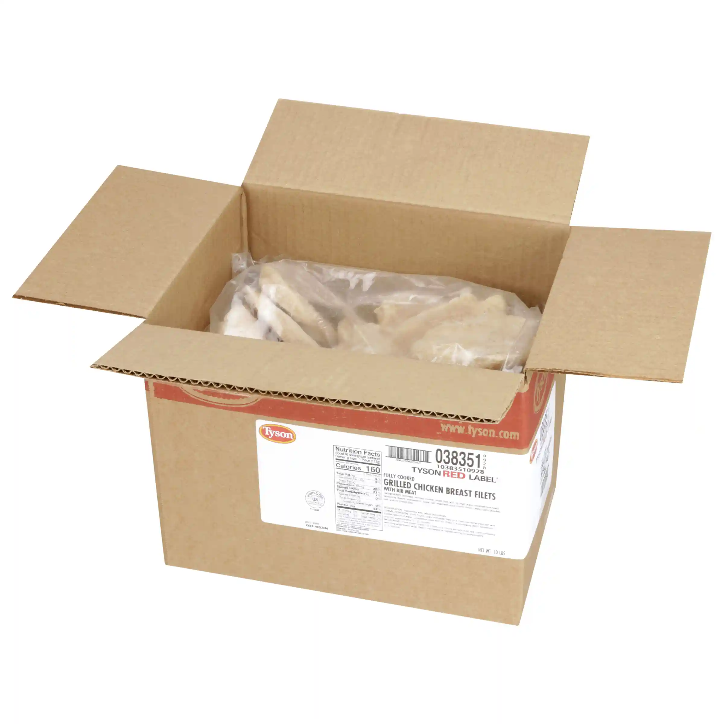 Tyson Red Label® Fully Cooked Unbreaded Grilled Chicken Breast Filets, 4 oz._image_4