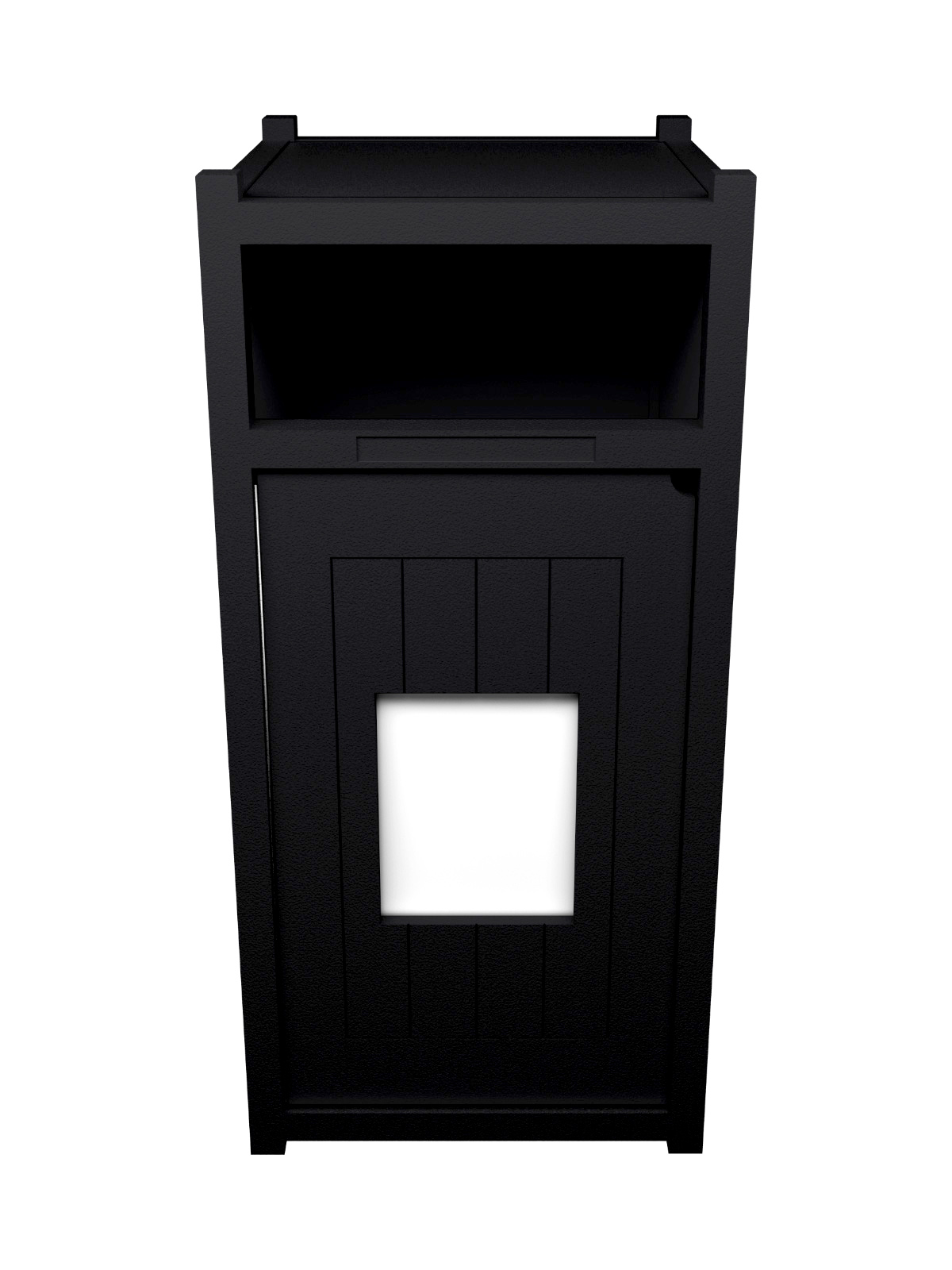 Busch Systems Aspyre Collection Vision Series triple in black with door sign