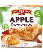 of a 12.5-ounce package Pepperidge Farm® Frozen Apple Turnovers Pastries(2 turnovers)
