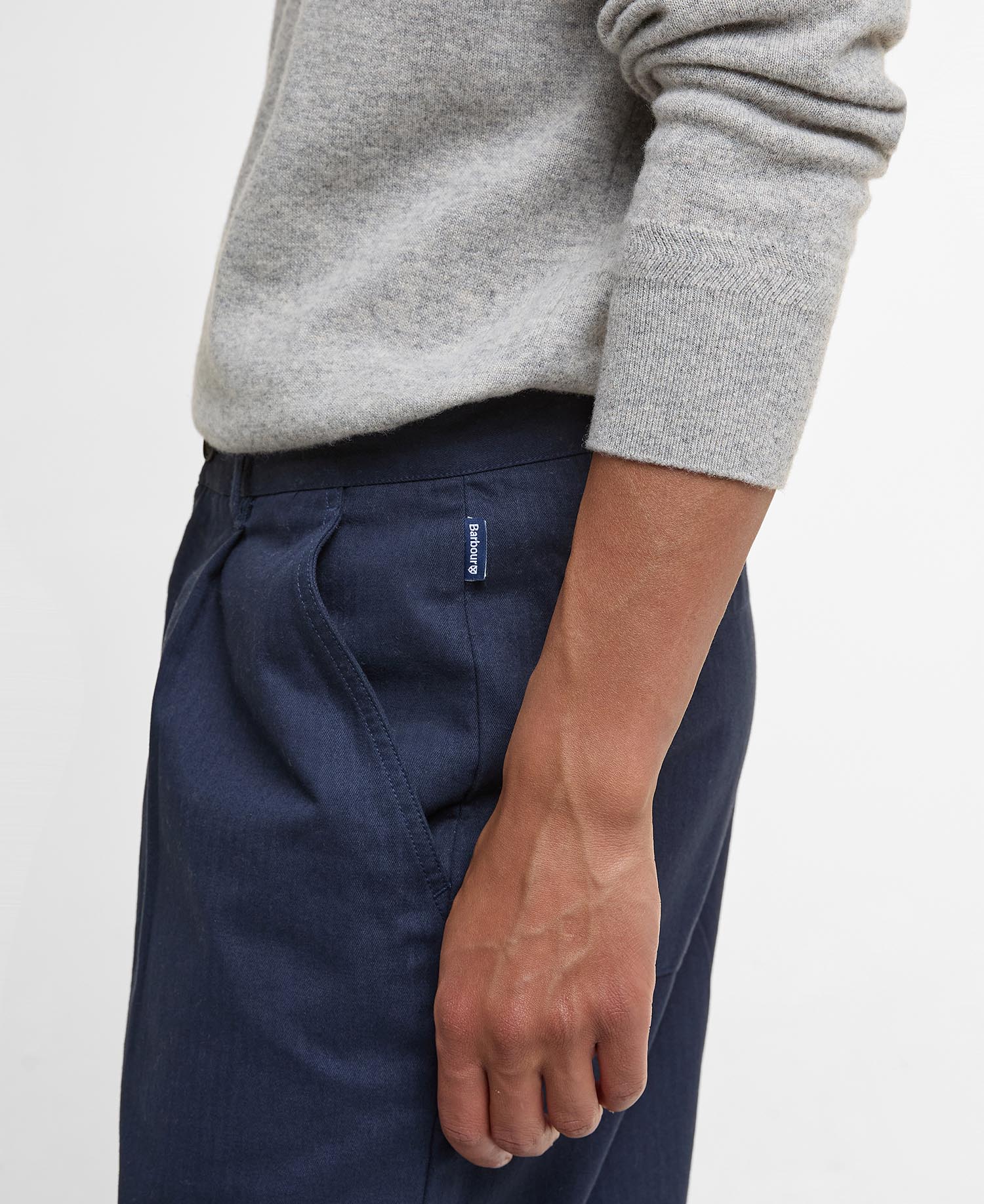 Bayview Relaxed Herringbone Trousers image number 3
