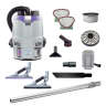 ProTeam, GoFit® 3 Cordless 8Ah w/ ProBlade Hard Surface & Carpet Floor Tool Kit, 14", Backpack Vacuum