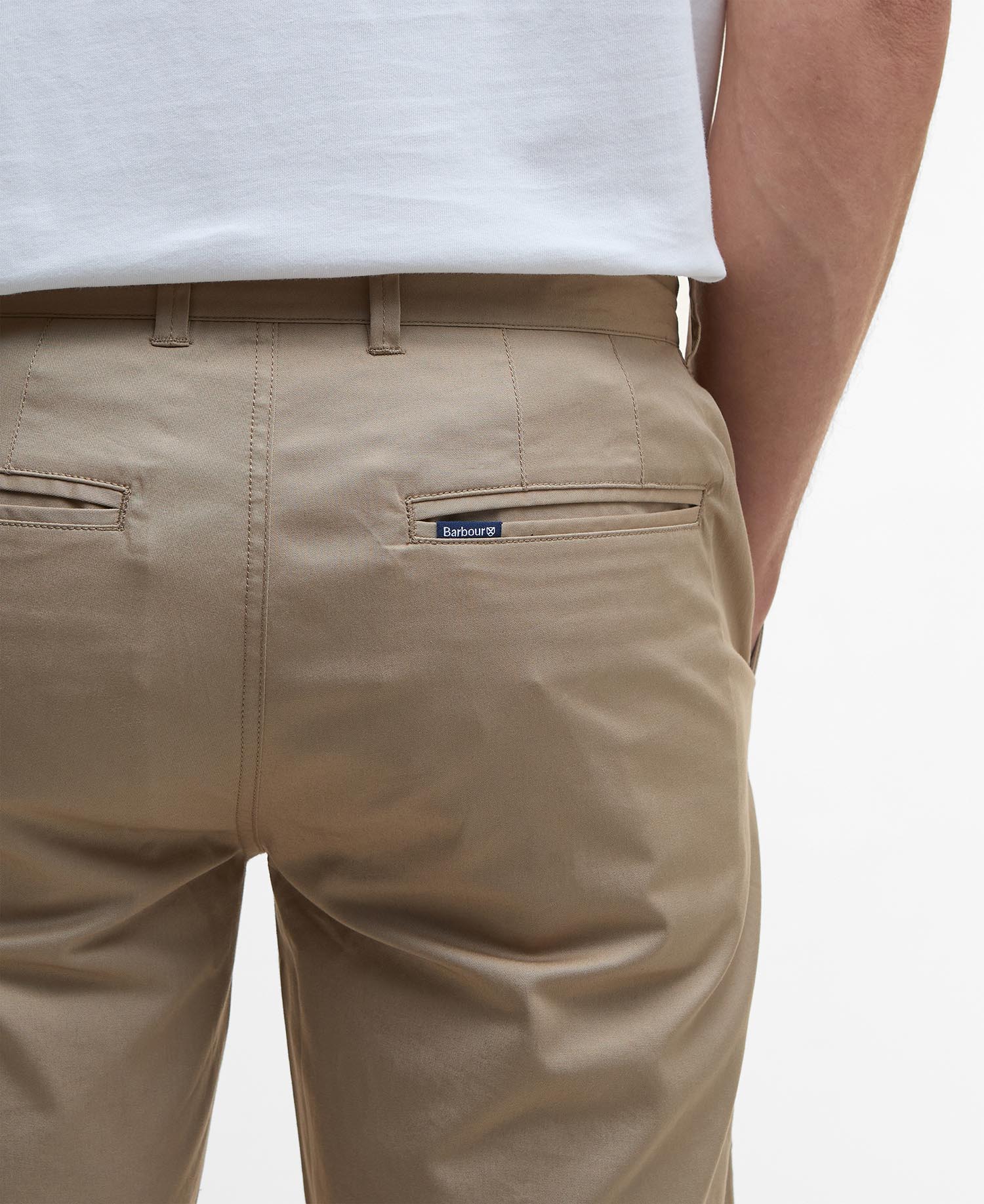 Lightweight Stretch Tailored Chino Shorts image number 3