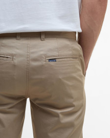 Lightweight Stretch Tailored Chino Shorts Washed Stone