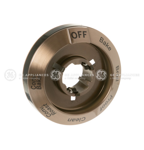 Brushed Bronze Oven Knob Bezel