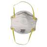 Impact, Pro-Guard, Disposable Particulate Respirator with Exhalation Valve, One Size Fits All, White