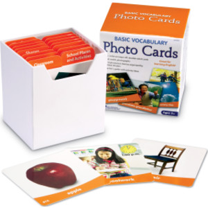 Basic Vocabulary Photo Card Set, Set of 156