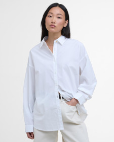 Edith Oversized Long-Sleeved Shirt White