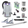 ProTeam, GoFit 6 Cordless 8Ah w/ ProBlade Hard Surface & Carpet Floor Tool Kit, 14", Backpack Vacuum