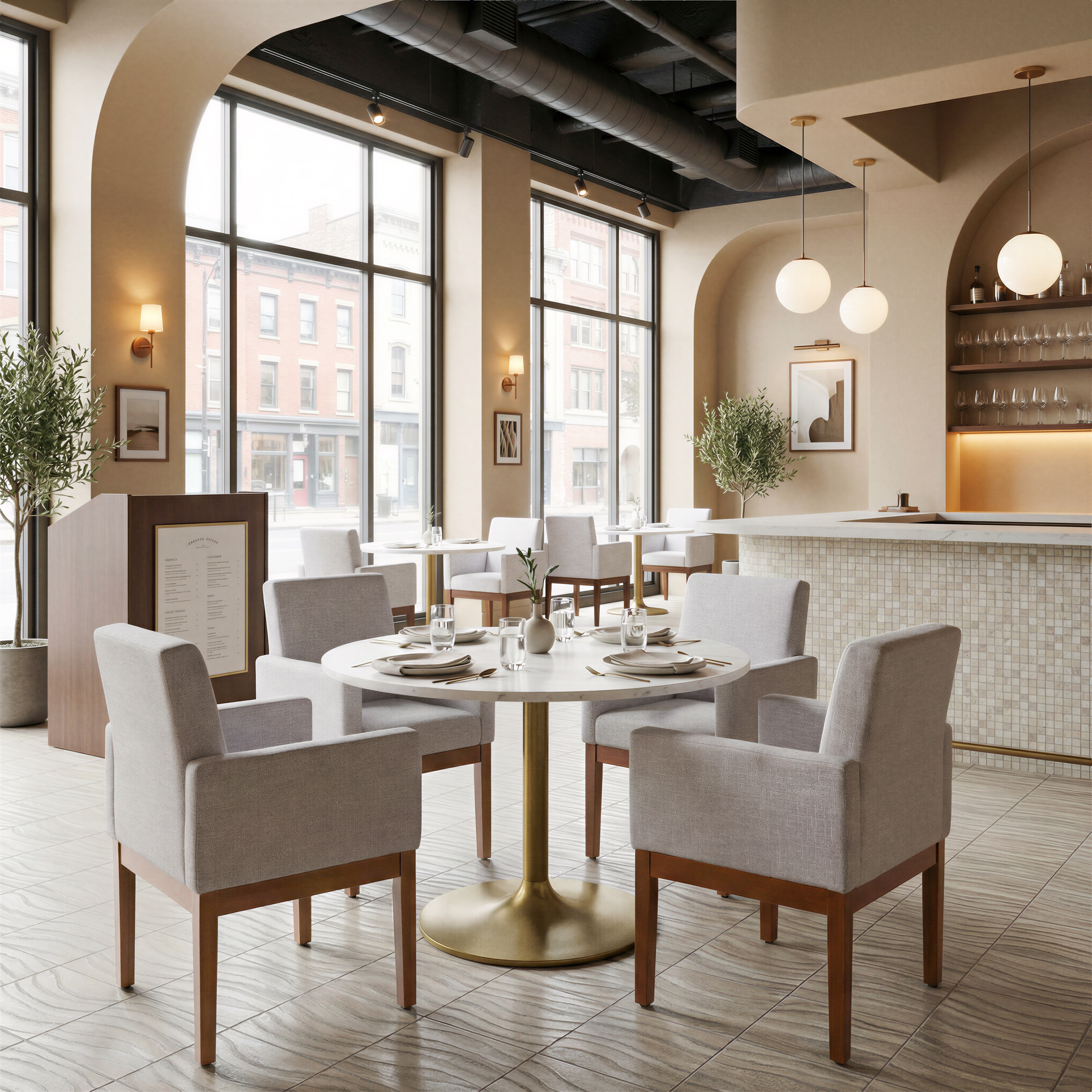Senzil Dining Chair Ivory product image