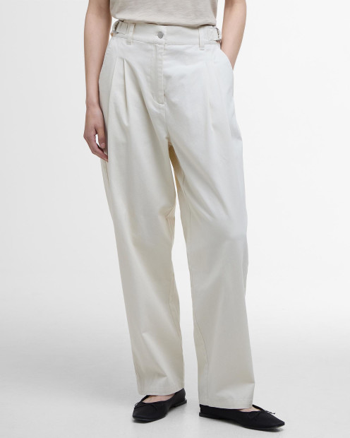 Amber Tapered Trousers Salt