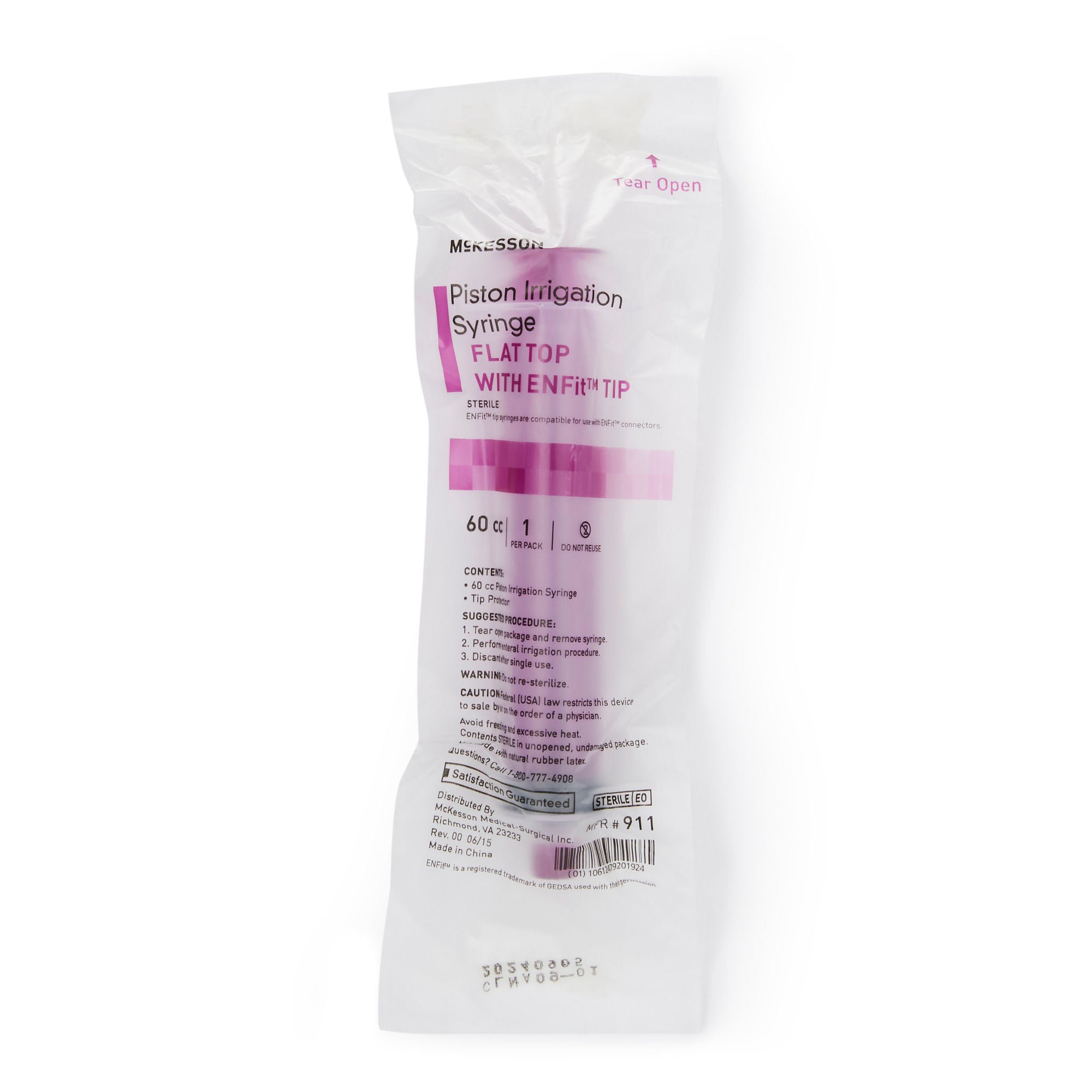 McKesson Enteral Feeding / Irrigation Syringe, 60 mL