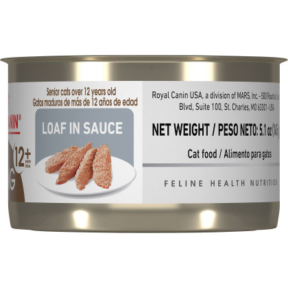 Aging 12+ Loaf In Sauce Canned Cat Food