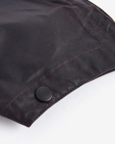 Waxed Cotton Plain Hood Rustic
