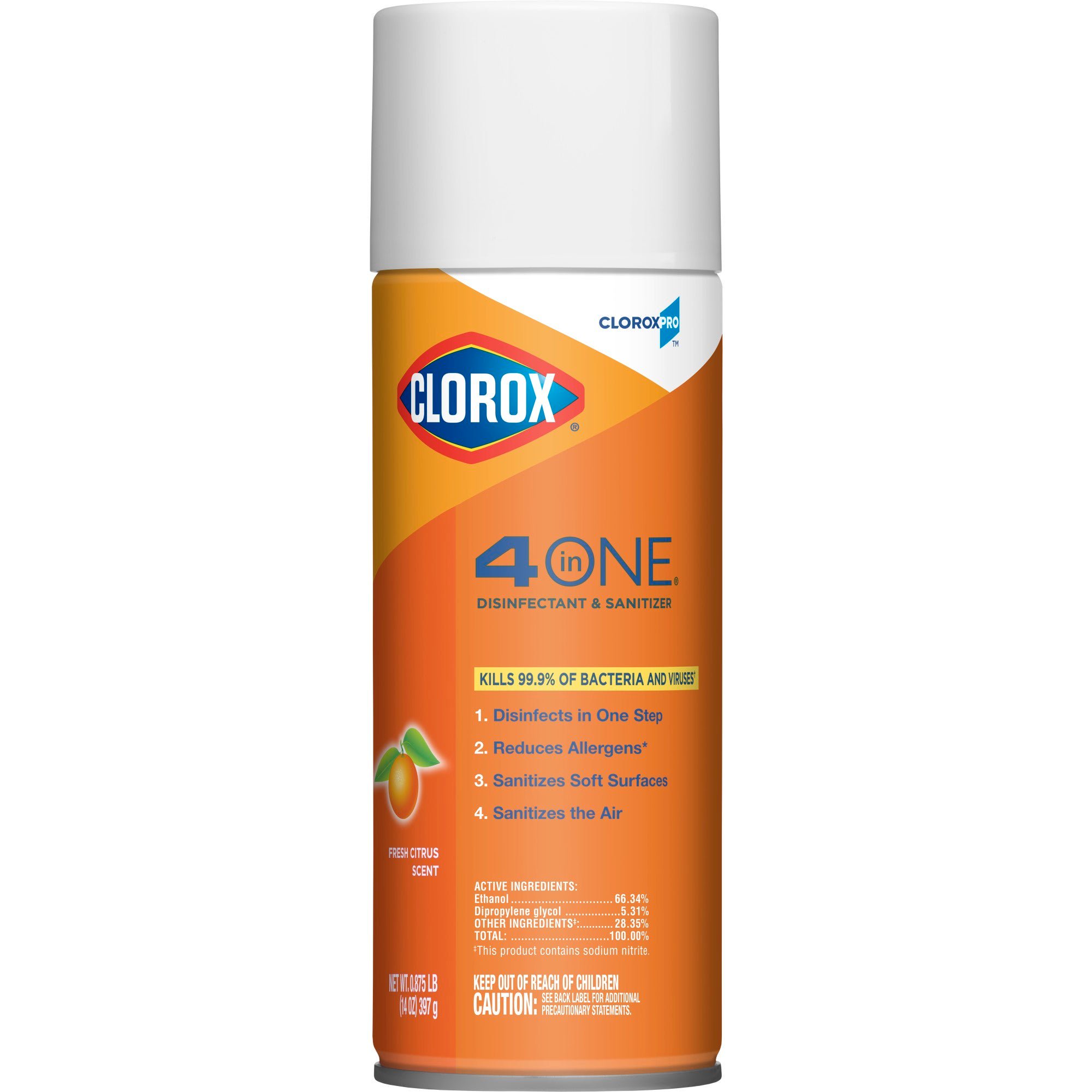 Clorox Pro™ Clorox® 4 in One Surface Disinfectant and Sanitizer, Citrus Scent