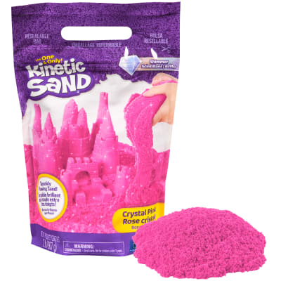 Kinetic Sand 2lb Shimmer Sand Pink