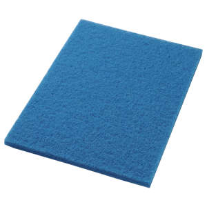 Hillyard, Trident®, Cleaner, Blue, 14"x28" Rectangle Floor Pad