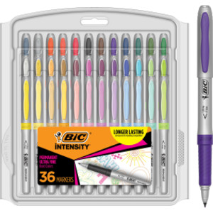 Marking&trade; Permanent Marker Fashion Colors, Fine Point, Pack of 36