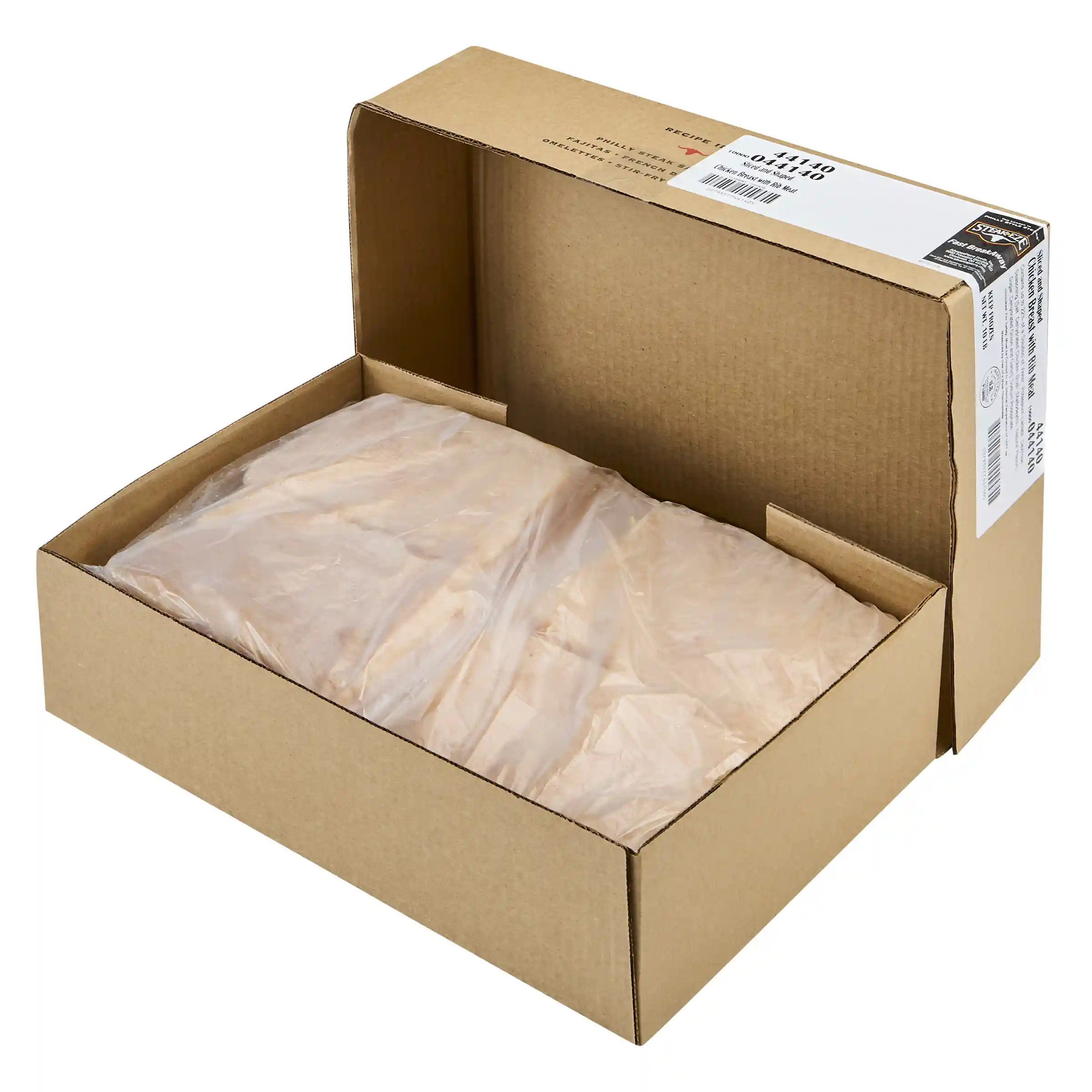Steak-EZE® Fast BreakAway® Sliced & Shaped Chicken Breast with Rib Meat _image_5