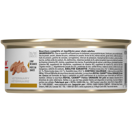Royal Canin Veterinary Diet Feline Urinary SO Canned Cat Food