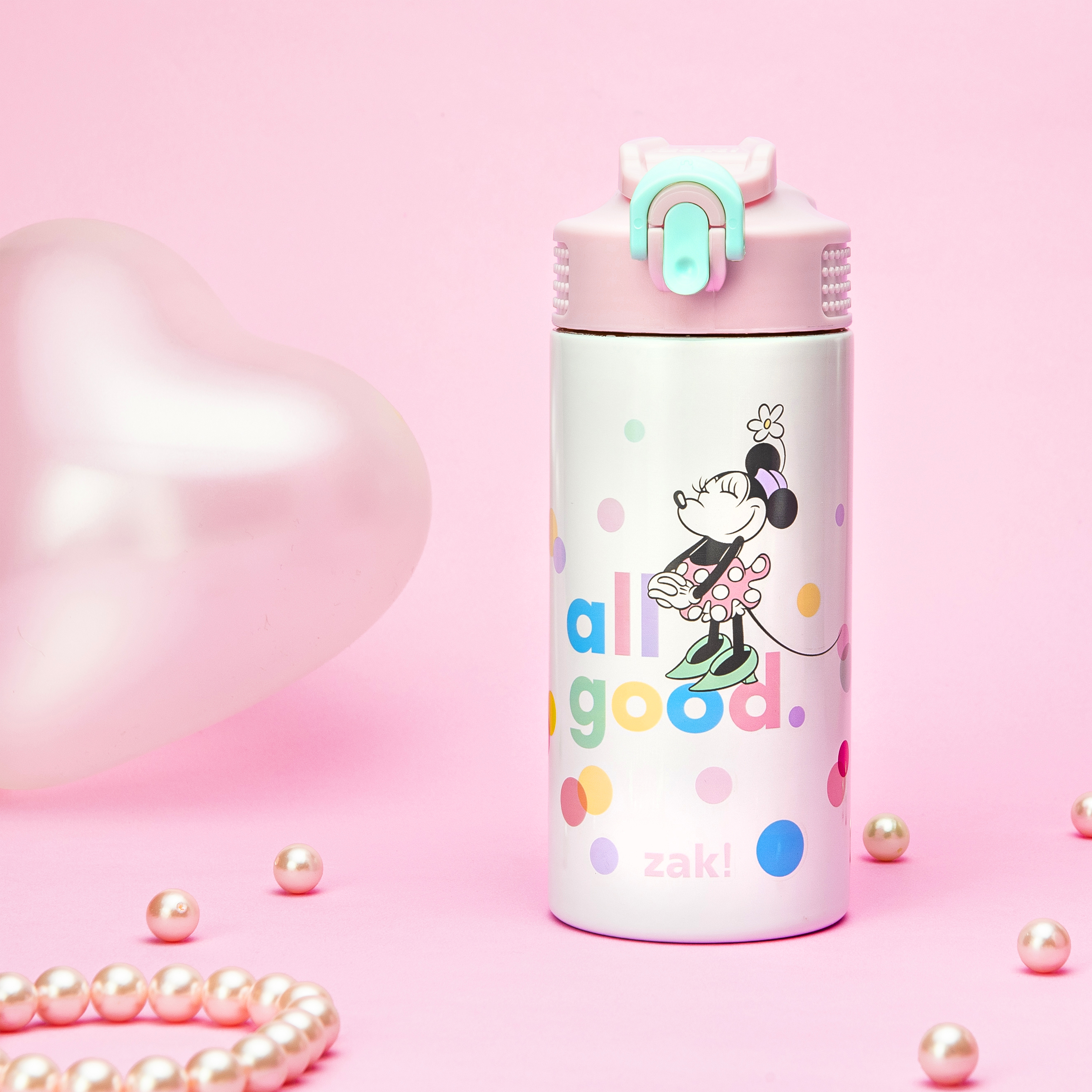 Disney 14 ounce Stainless Steel Vacuum Insulated Water Bottle, Minnie Mouse slideshow image 9 Disney 14 ounce Stainless Steel Vacuum Insulated Water Bottle, Minnie Mouse slideshow image 9