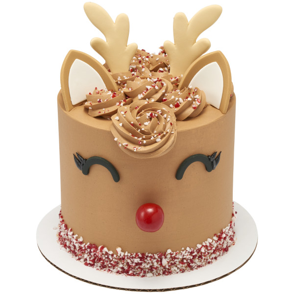 Peppermint Flavored Crunch Candy Bits - Red 3 Free Sugar Candy Decorations