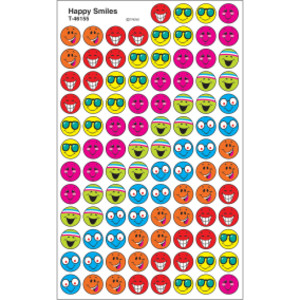 Happy Smiles superSpots&reg; Stickers, 800 ct