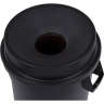 Carlisle, Bronco, Round, Polyethylene, 32 gal, Black, Receptacle Lid