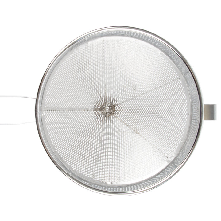10-inch china cap coarse-mesh strainer