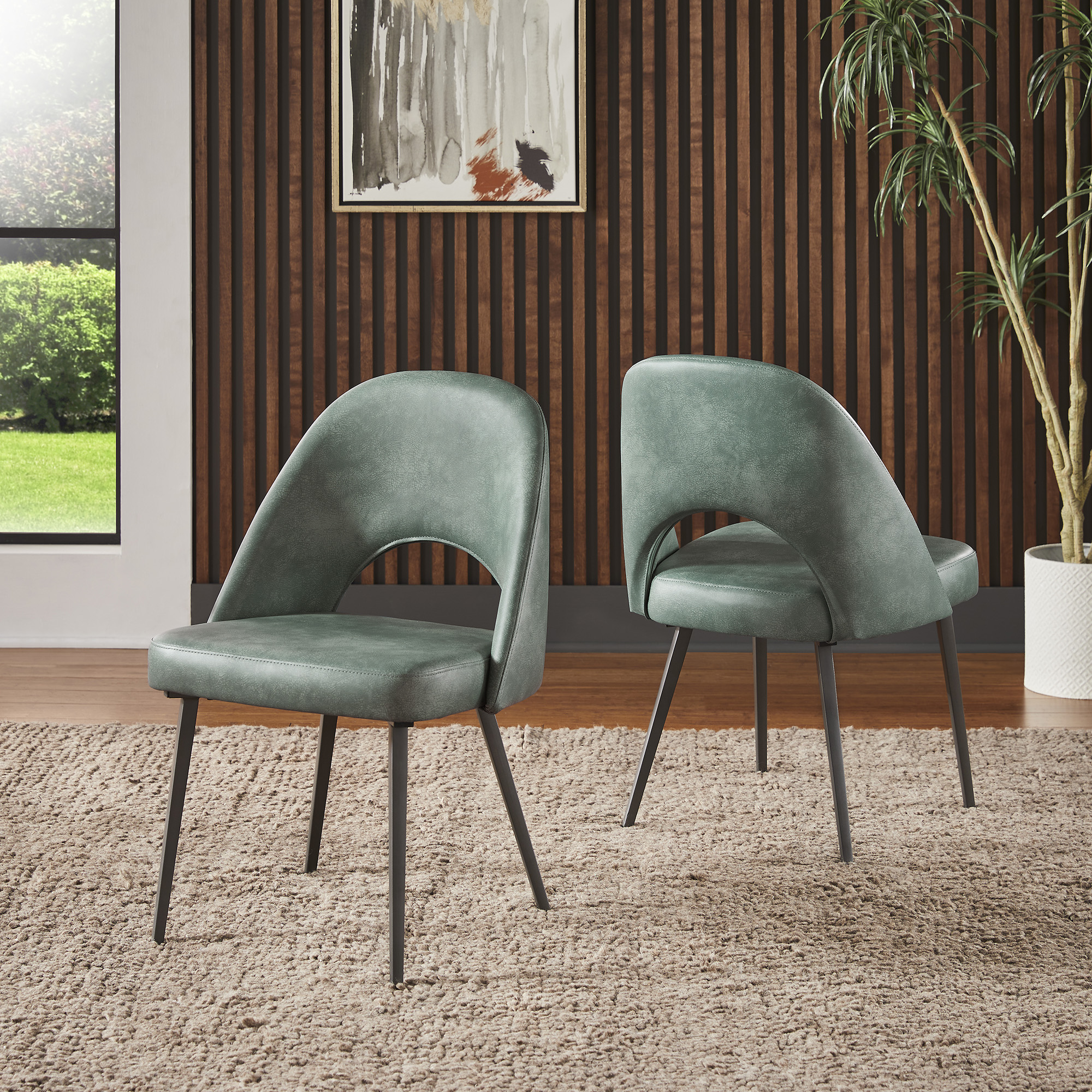 Upholstered Dining Chairs (Set of 2)