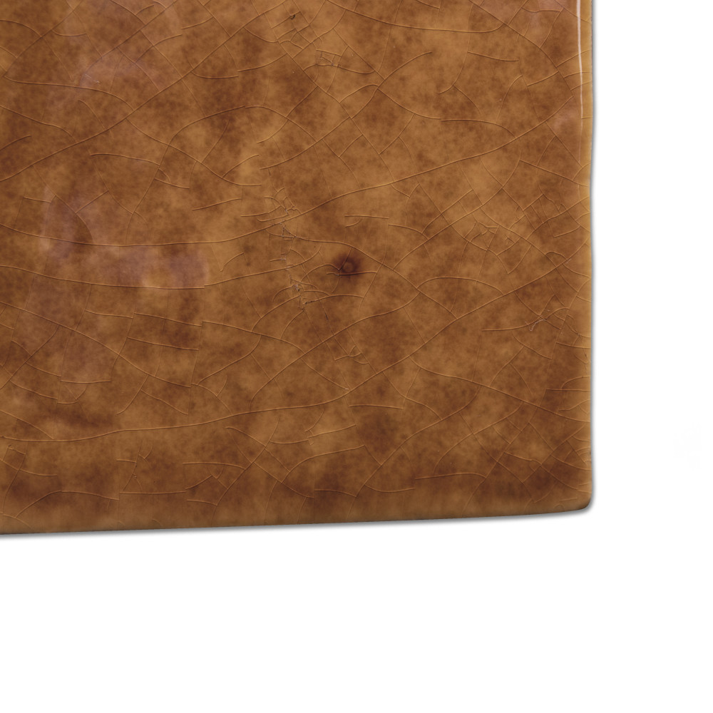 Menorca Rust 4 in. x 4 in. Ceramic Wall Tile