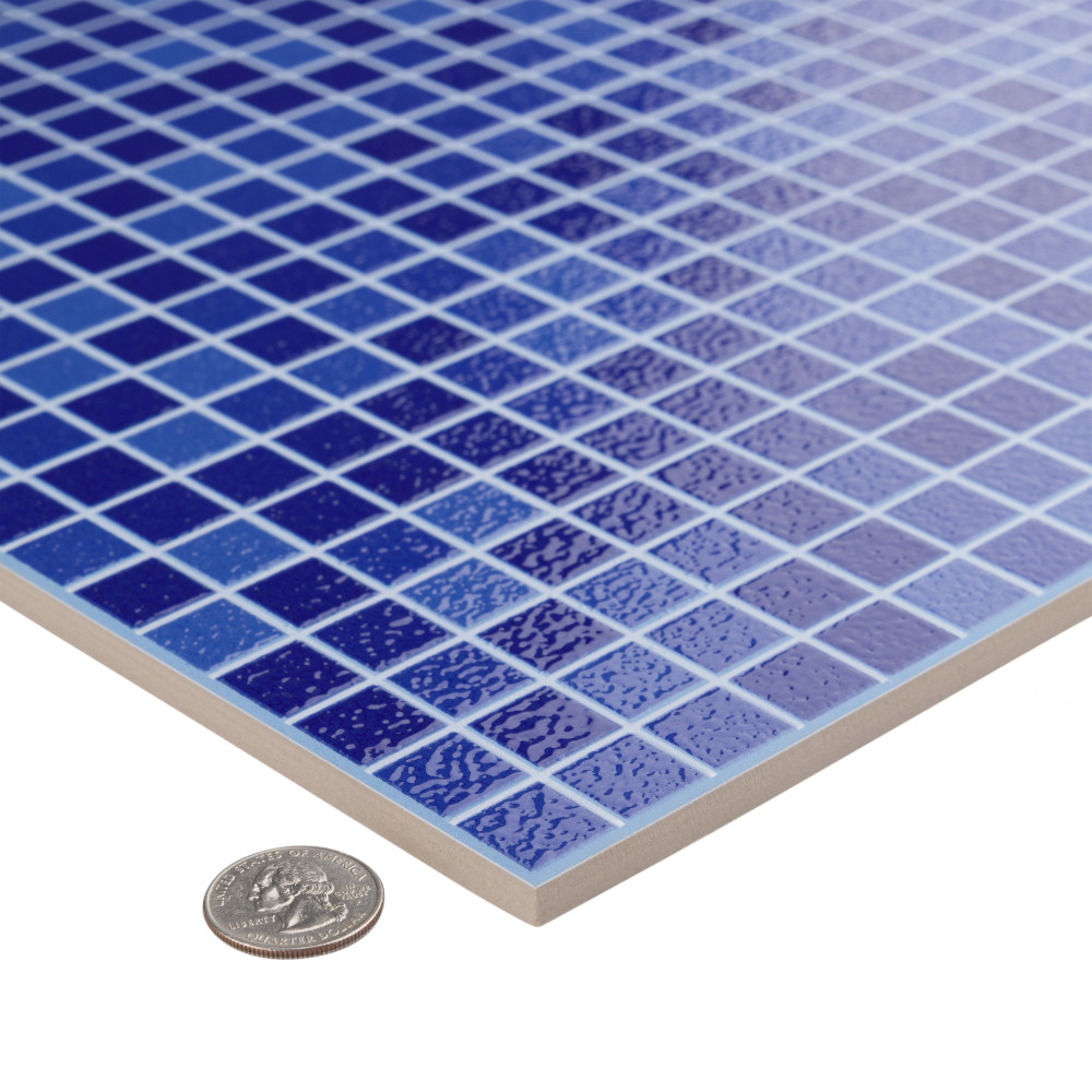 Indico Cobalto 13-1/8 in. x 13-1/8 in. Porcelain Floor and Wall Tile