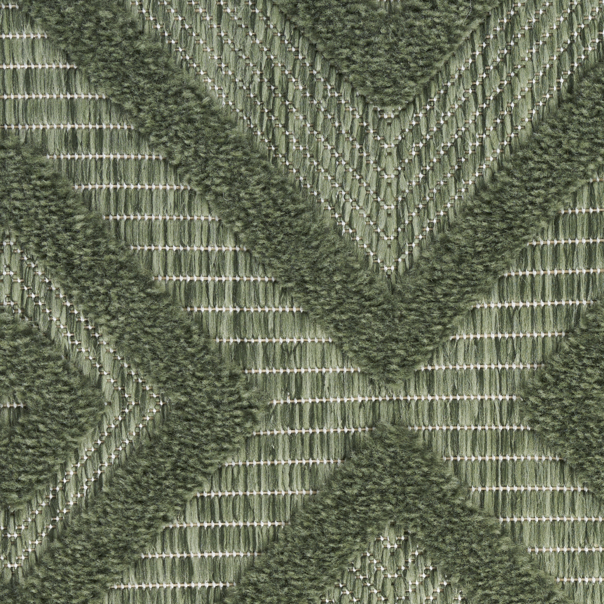 Nourison Versatile 4' x 6' Green Modern Rug