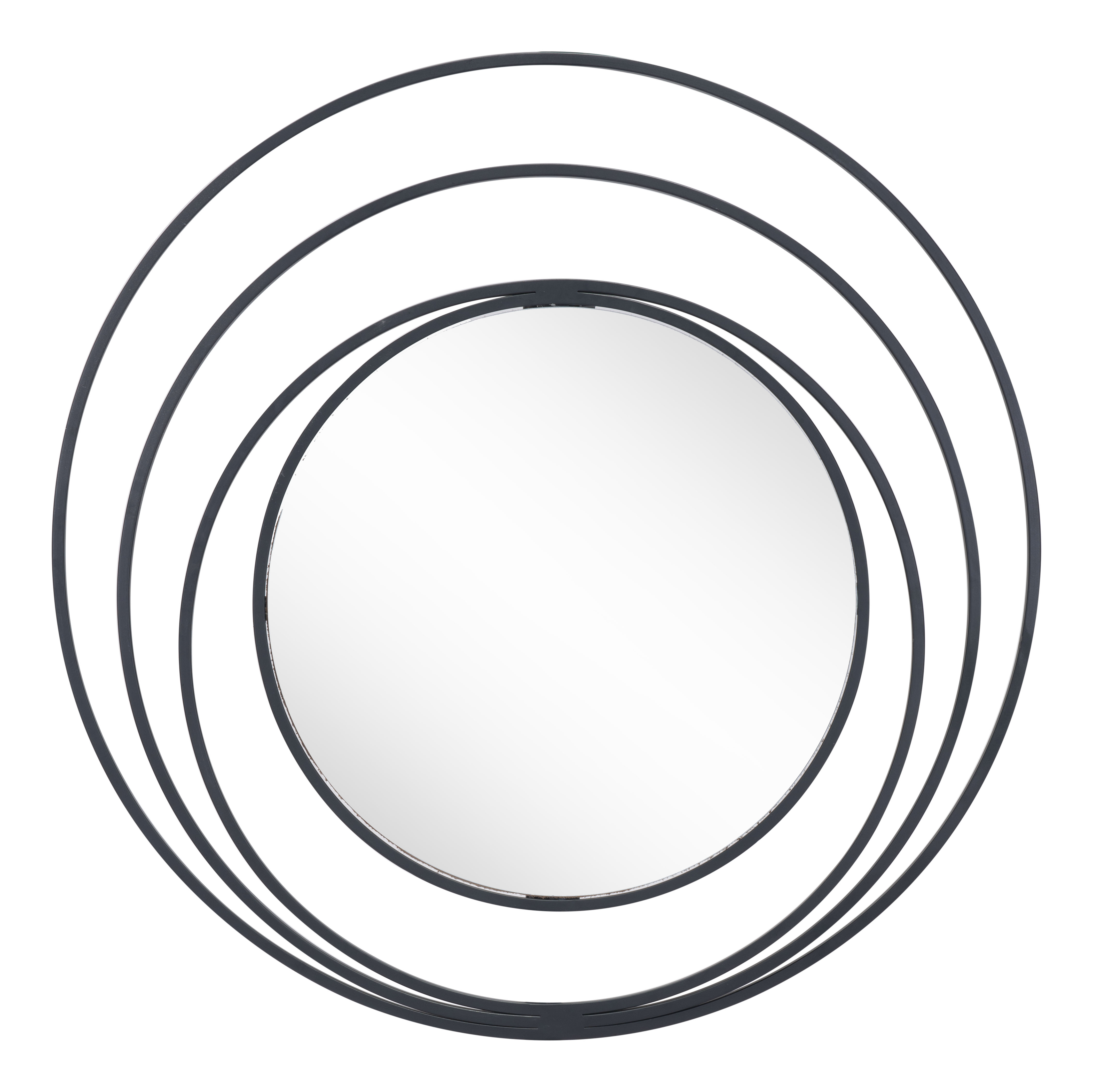 Luna Round Mirror Black product image