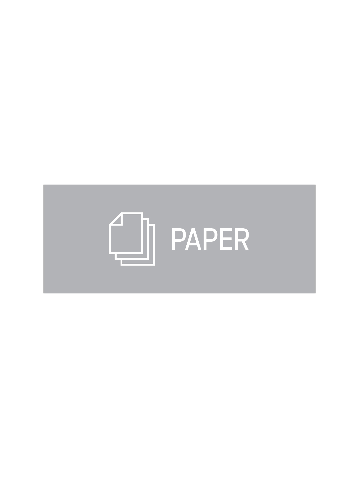 RISE – Double – Sign – Paper – Grey
