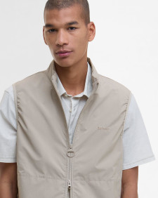 Rye Lightweight Gilet Concrete