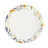 Boardwalk, Deerfield Printed Paper Plates, 6" dia, Coated/Soak Proof, Multicolor