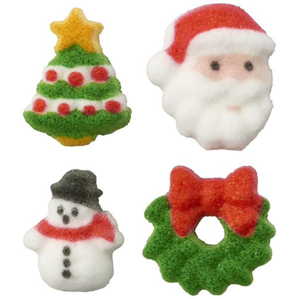 Christmas Charms Assortment - Red 3 Free Dec-Ons® Decorations