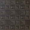 Minke Black 24×24 Intarsio Decorative Tile Textured Rectified