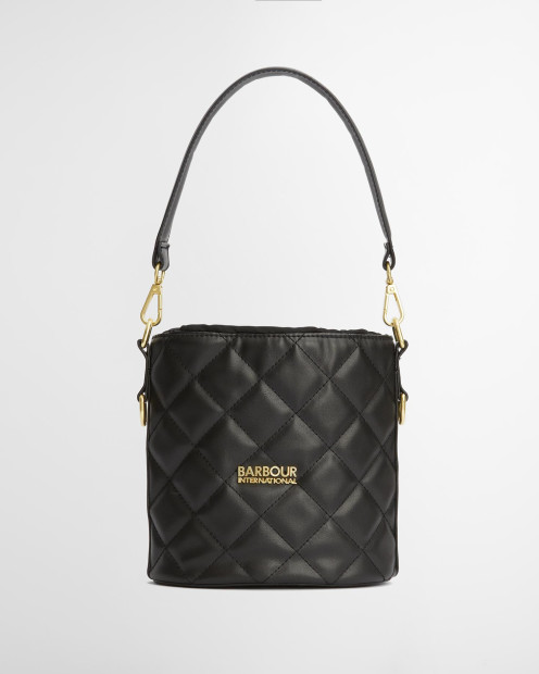 Quilted Bucket Bag Classic Black
