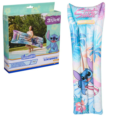 SwimWays Stitch Suntanner Pool Float, Inflatable Pool Floats, Kids Pool Toys, Swimming Pool Accessories & Beach Essentials for Teens Ages 14 & Up