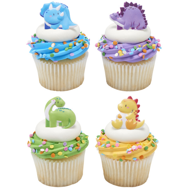 Cutsie Dinosaurs Cupcake Rings