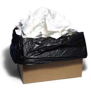 Bro-Tex, MicroSpun Microfiber Cloth, 13"x13", White