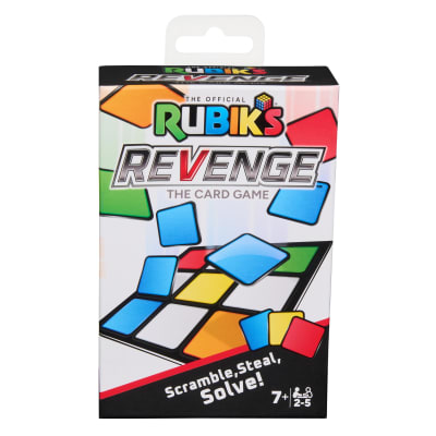 Rubik’s Cube, Rubik’s Revenge: The Card Game, Based on the Original 3x3 Cube Brain Teaser Puzzles, Family Game for Kids, Adults & Family Night, 2-5 Players, for Ages 7 & Up