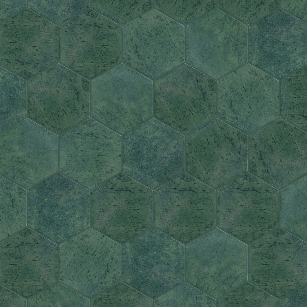 Sample – Capri Hex Oliva Porcelain Floor and Wall Tile