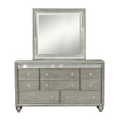 Silver Luxe Lighted Vanity Mirror - S338-032